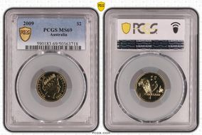 2009 $2 MS69