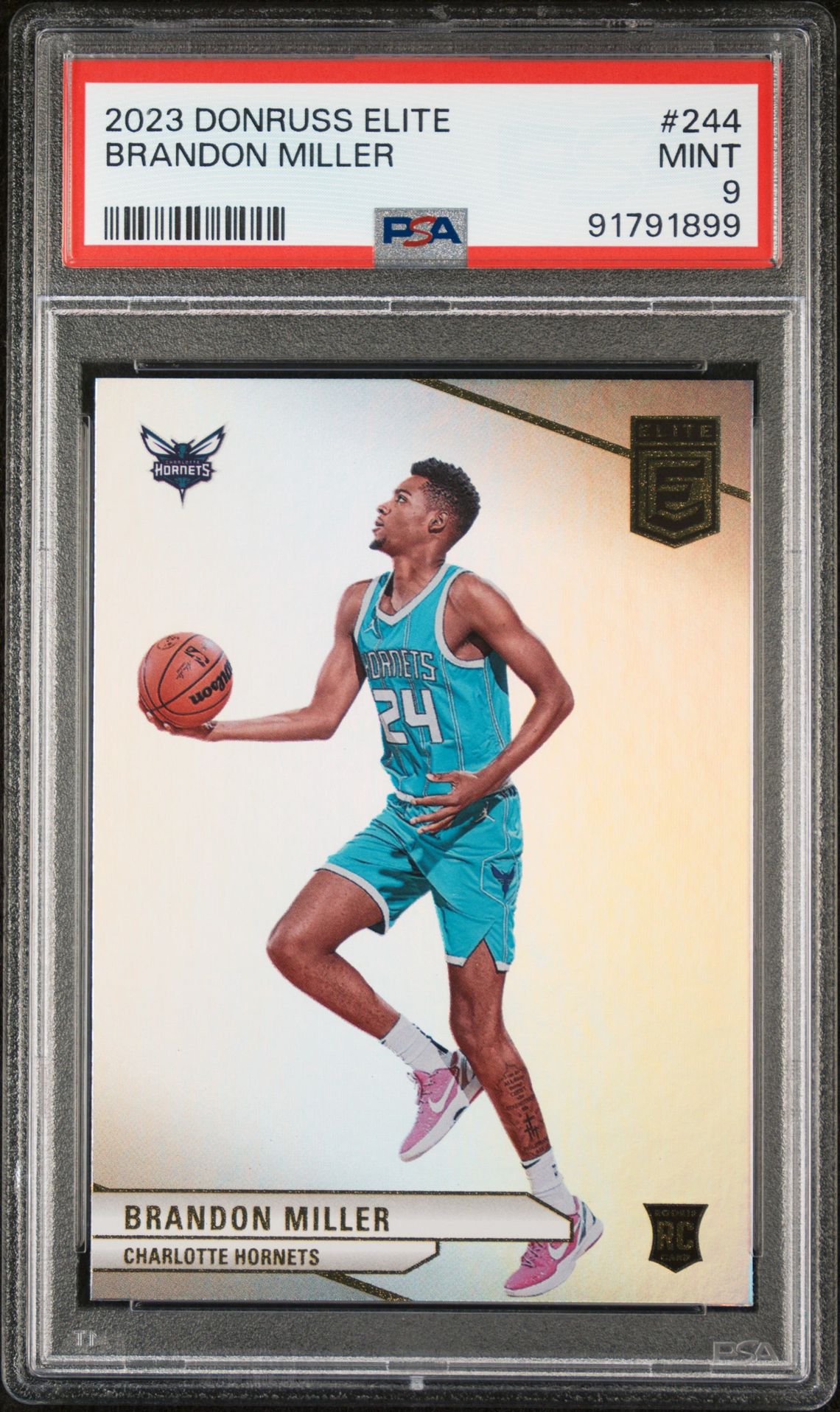 2023 Panini PANINI DONRUSS ELITE #244 Brandon Miller front