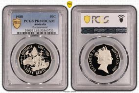 1988 50C Bicentennial PR69DCAM