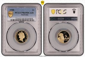 1988 $2 PR69DCAM
