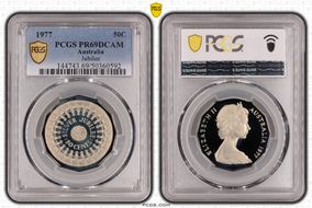 1977 50C Jubilee PR69DCAM