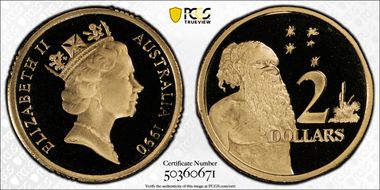 1990 $2 PR70DCAM