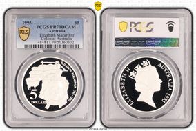 1995 $5 Elizabeth Macarthur Colonial Australia PR70DCAM
