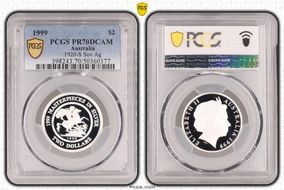 1999 $2 1920-S Sov Ag PR70DCAM