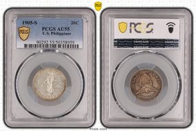 1905-S 20C AU55