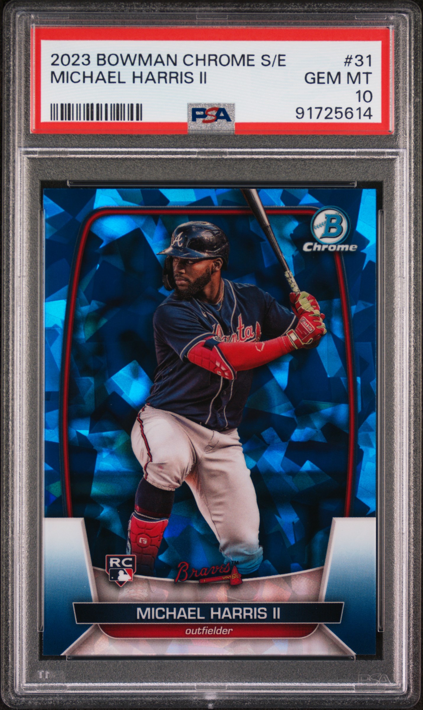 Michael Harris Ii 2023 Bowman Chrome Sapphire Edition