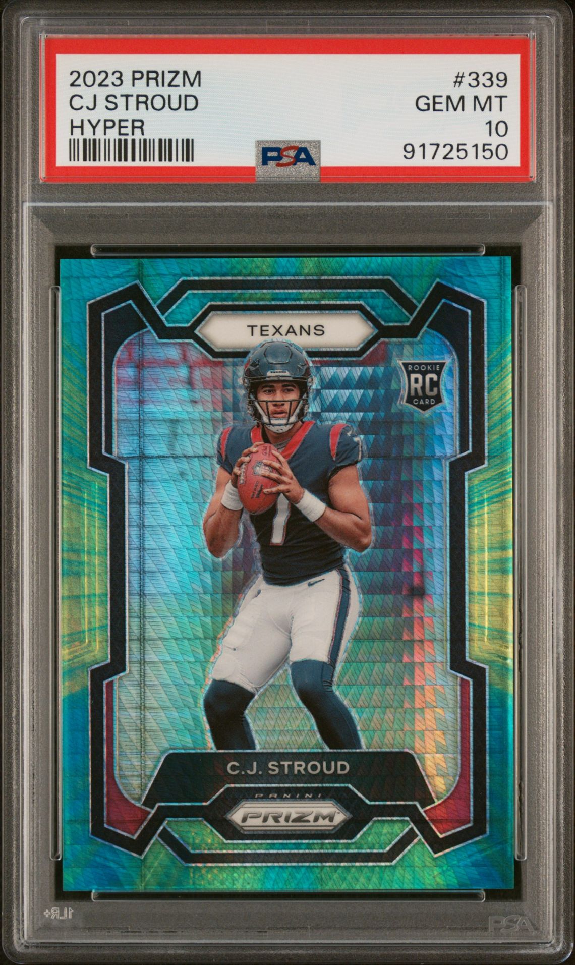 2023 Panini Prizm HYPER PRIZM #339 Cj Stroud front