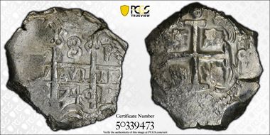 1740-P P 8 R Calico-1579 AU58