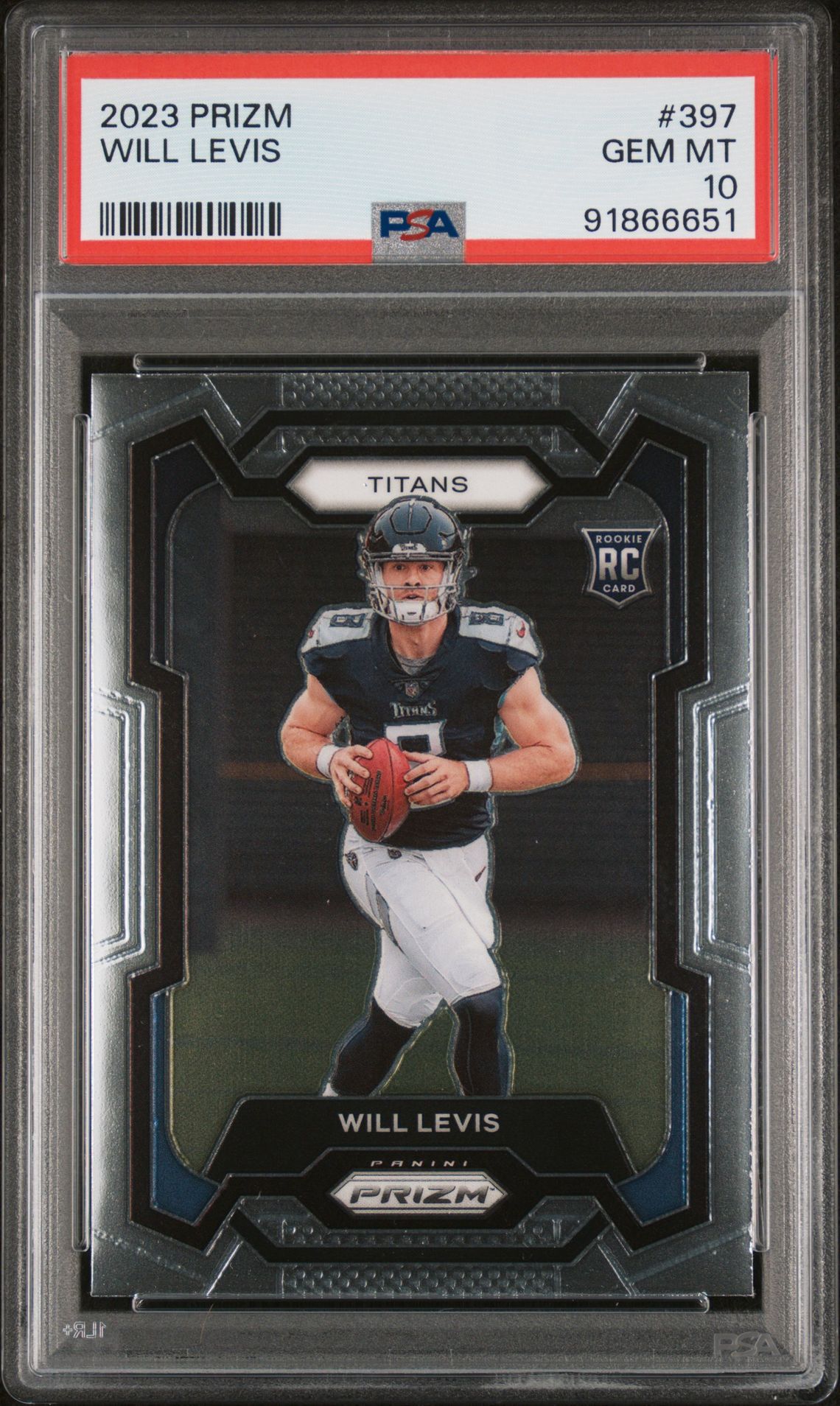 2023 Panini Prizm Will Levis #397 Gem Mt 10 front