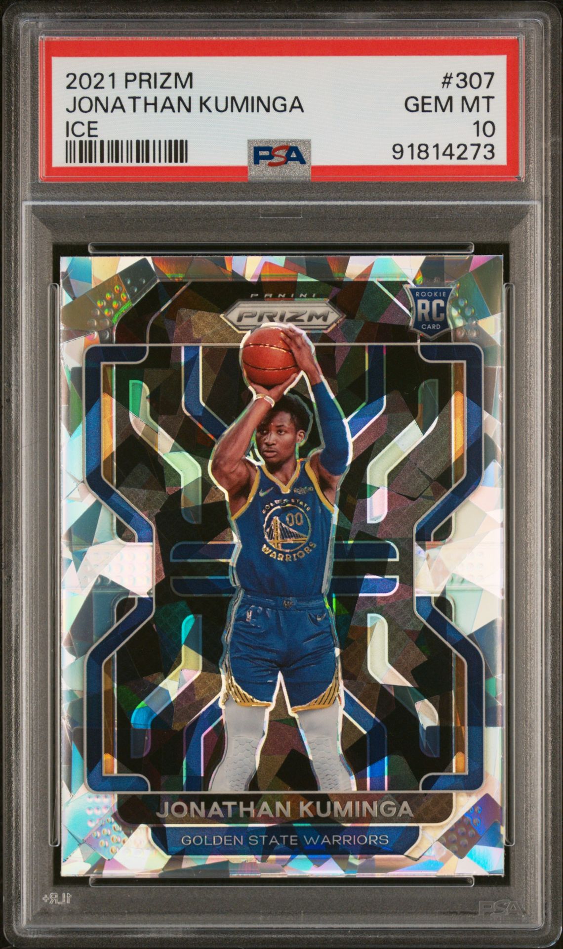 2021 Panini PANINI PRIZM ICE #307 Jonathan Kuminga front