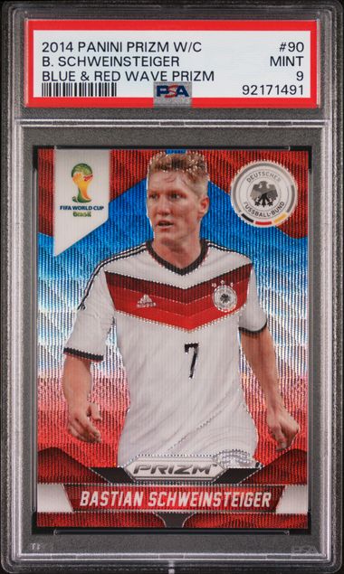 2014 Panini Prizm Wave #90 Cup Blue Bastian front