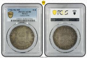 1766-Mo MF 8 R Calico-1090 Yon-M8-66 AU50