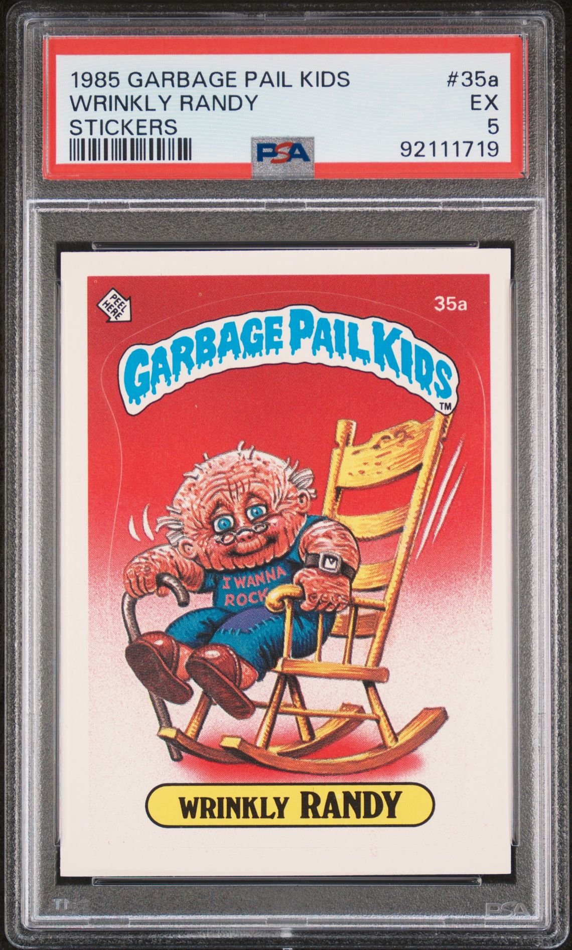 Wrinkly Randy PSA 5
