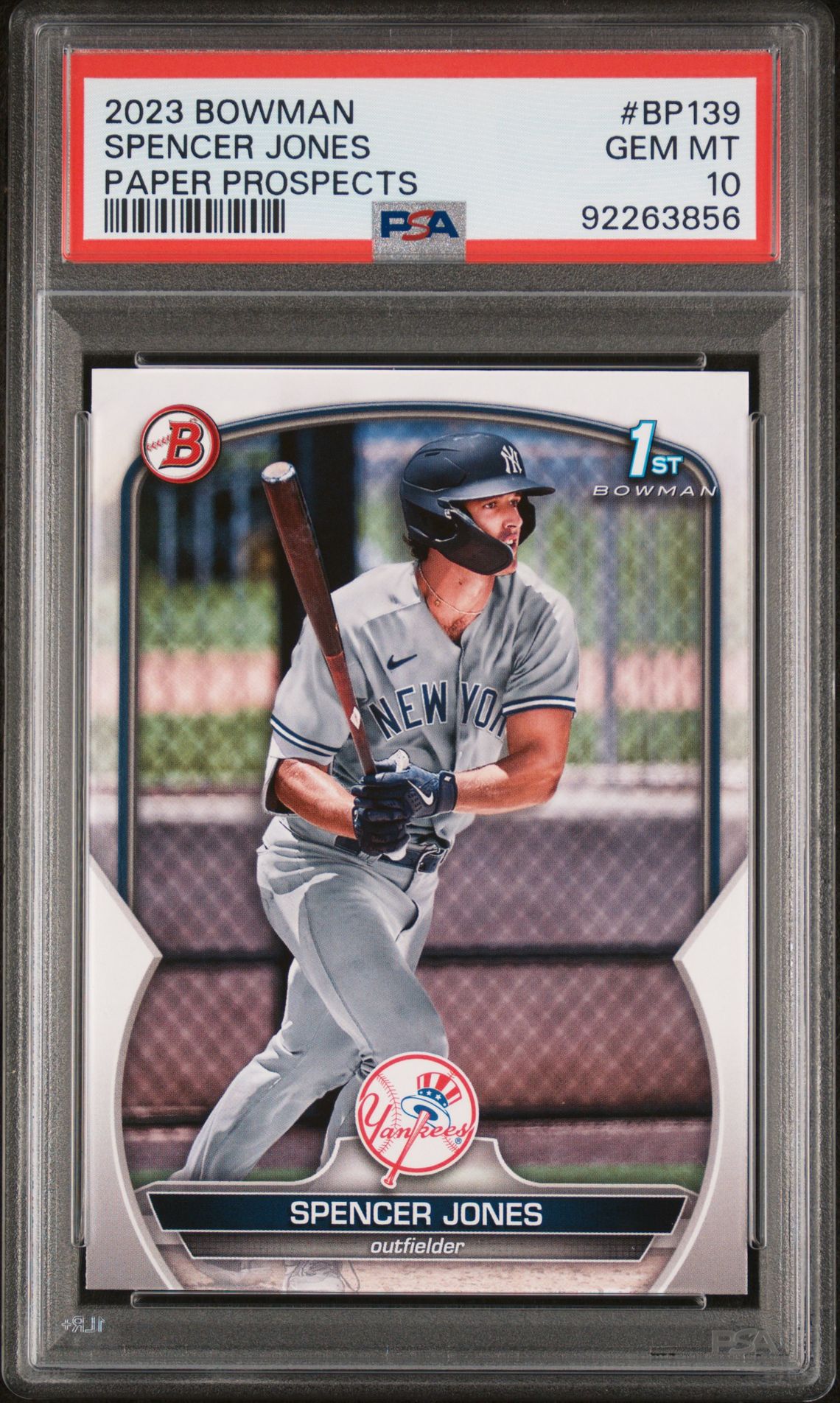 2023 Bowman BOWMAN PAPER PROSPECTS #BP139 Spencer Jones front
