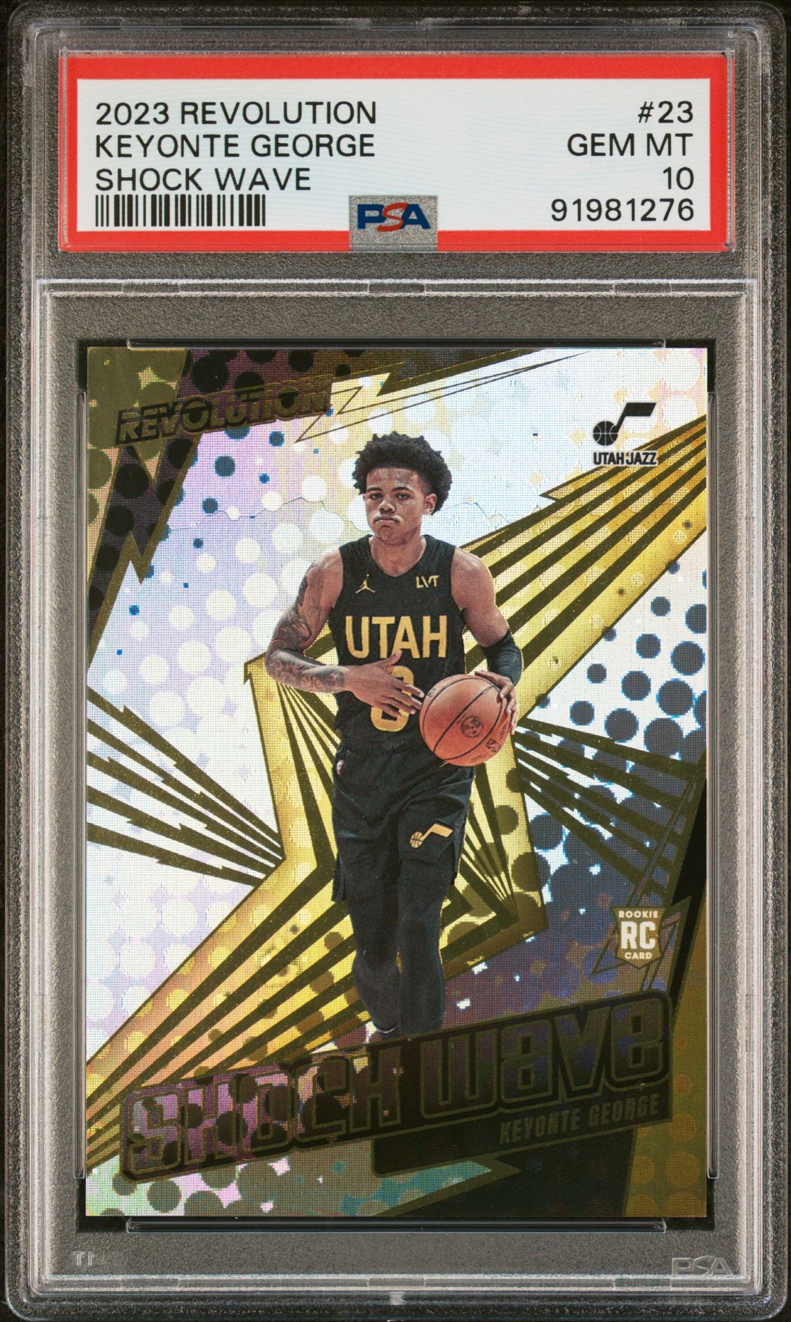 2023 Panini PANINI REVOLUTION SHOCK WAVE #23 Keyonte George front