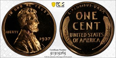 1937 1C PR66RD