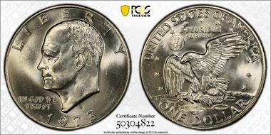 1973-D $1 MS65