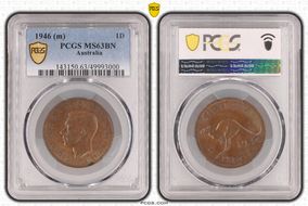 1946 (m) 1D MS63BN