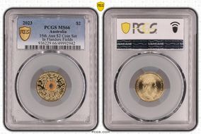 2023 $2 35th Ann $2 Coin Set Colorized In Flanders Fields MS66