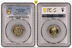 2023 $2 35th Ann $2 Coin Set Colorized Remembrance Rosemary MS65