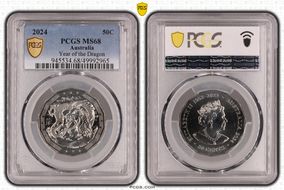 2024 50C Year of the Dragon MS68
