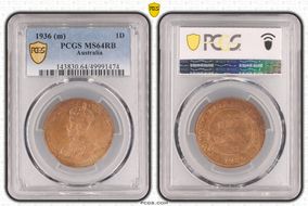 1936 (m) 1D KM-23 MS64RB