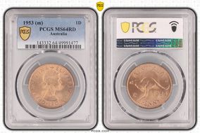 1953 (m) 1D MS64RD
