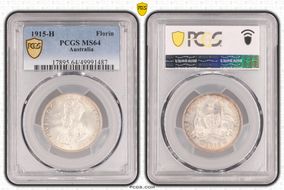1915-H Florin MS64