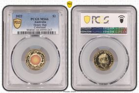 2022 $2 Honey Bee Colorized MS66