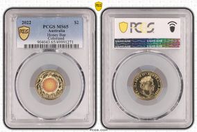 2022 $2 Honey Bee Colorized MS65