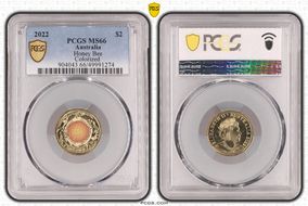 2022 $2 Honey Bee Colorized MS66