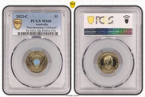 2022-C $2 Peacekeeping Colorized MS68