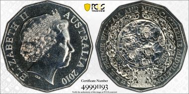 2010 50C Royal Engagement MS68