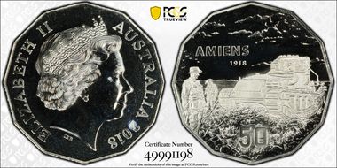 2018 50C Battle of Amiens MS68