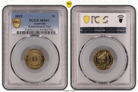 2012 $2 Remembrance Day MS65