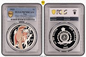 2023 $1 Major Mitchell's Cockatoo PR70DCAM