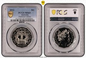 2012 50C Diamond Jubilee MS69