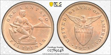 1921 1C MS64+ RD