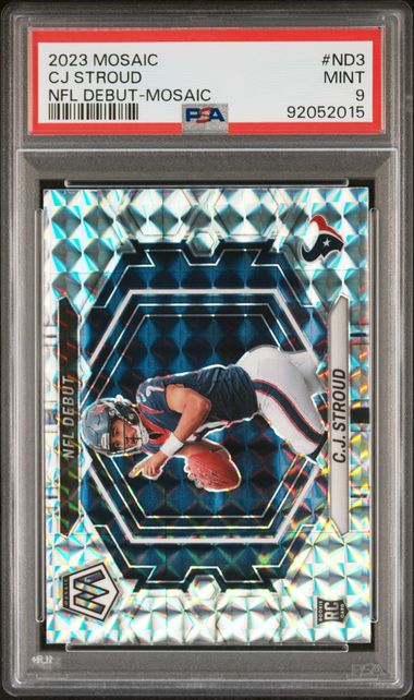 2023 Panini Prizm NFL DEBUT-MOSAIC #ND3 Cj Stroud front