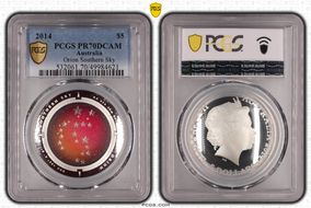 2014 $5 Orion Southern Sky Colorized PR70DCAM
