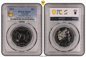 2011 50C National Service MS67