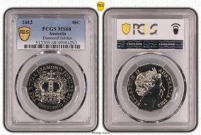 2012 50C Diamond Jubilee MS68