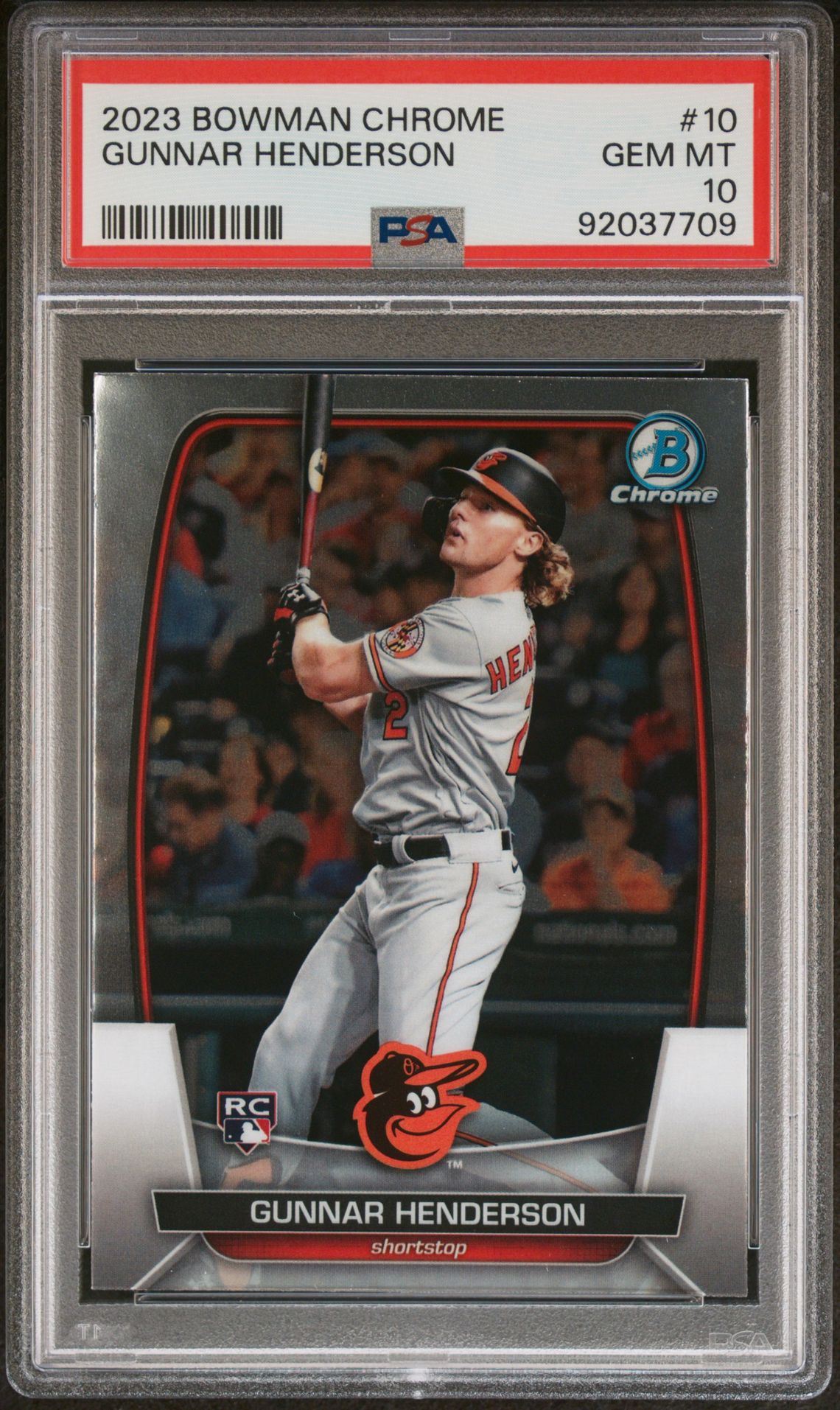 2023 Bowman BOWMAN CHROME #10 Gunnar Henderson front