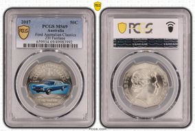 2017 50C Ford Australian Classics ZH Fairlane Colorized MS69