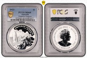 2023 $1 Emperor Penguin MS68
