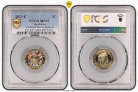 2023-C $2 Vietnam War Colorized MS69