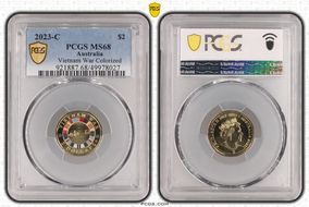 2023-C $2 Vietnam War Colorized MS68