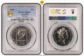 1995 50C Dunlop MS69