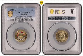 2023-C $2 Vietnam War Colorized MS68