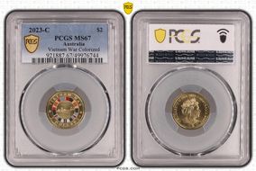 2023-C $2 Vietnam War Colorized MS67